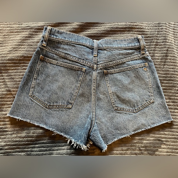Madewell Dark Wash Denim Jean Cut Off Shorts | size 29 - Picture 4 of 7